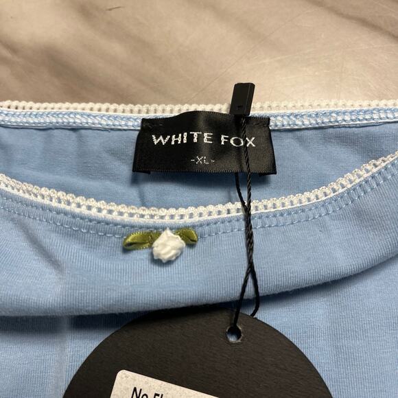 White Fox No Flaws Cami Top Dusty Blue Size XL - Picture 4 of 6